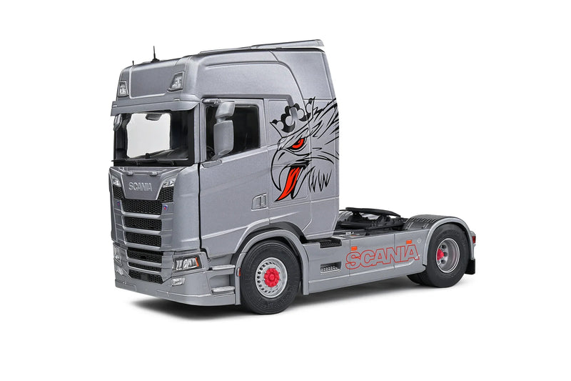 Scania S580 Highline 2023 1:24 Solido Cinza