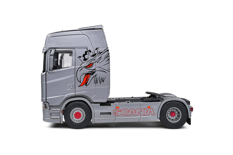 Scania S580 Highline 2023 1:24 Solido Cinza