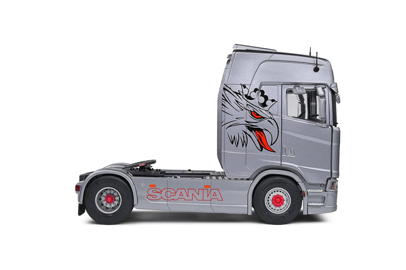 Scania S580 Highline 2023 1:24 Solido Cinza