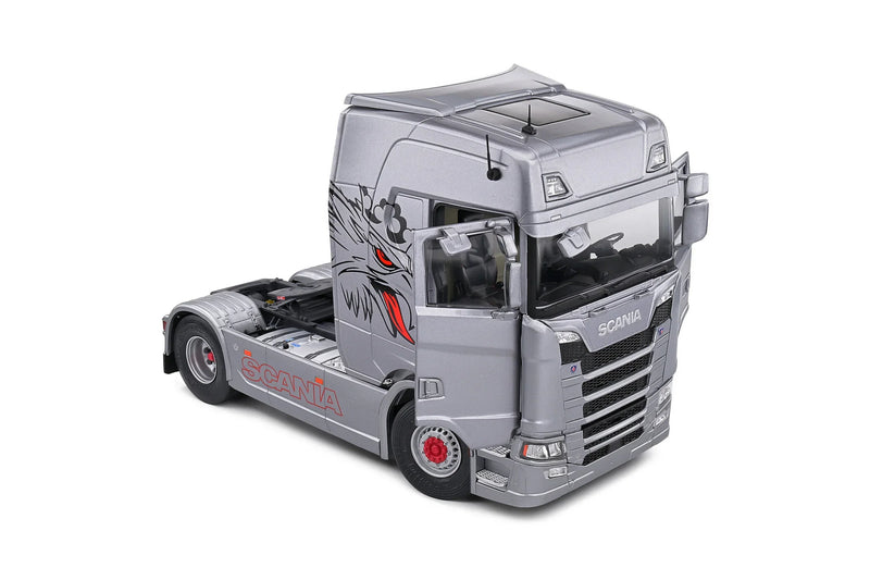 Scania S580 Highline 2023 1:24 Solido Cinza