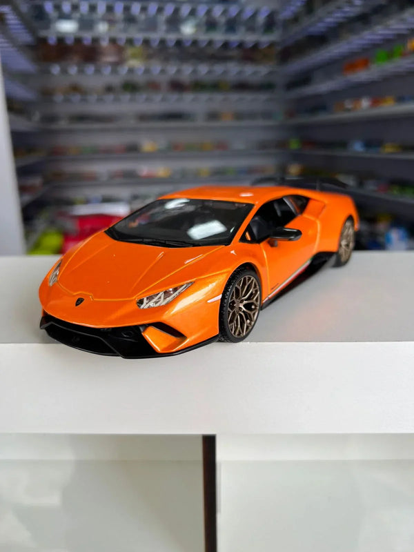 Lamborghini Huracan Performance Laranja 1:24 BBurago