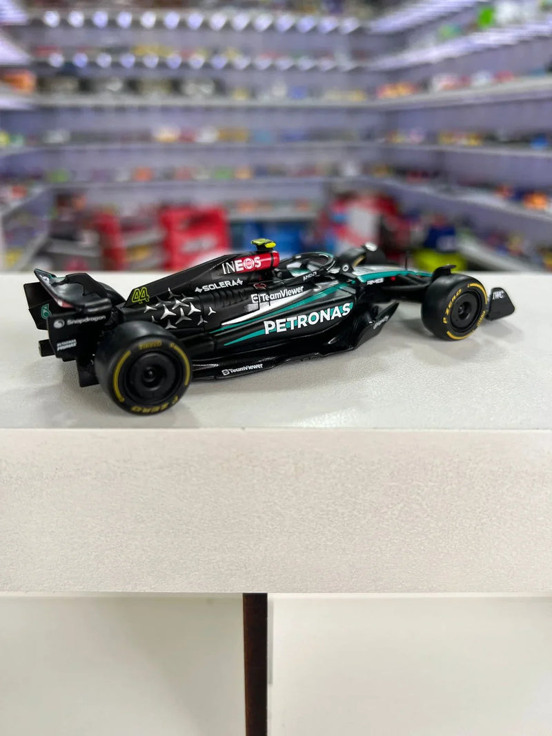 Fórmula 1 Mercedes Benz AMG Petronas W15 Hamilton Winner British Gp 2024 1:43 Bburago