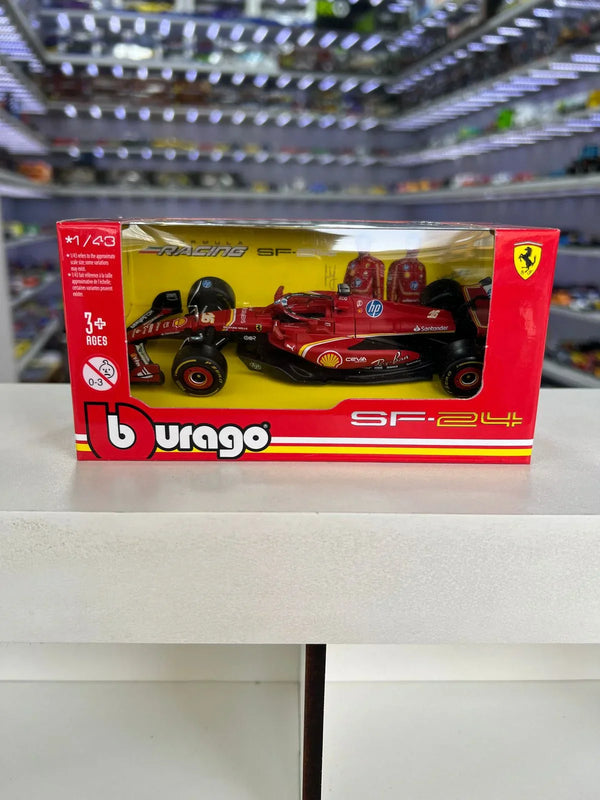 Fórmula 1 Ferrari SF24 Charles Leclerc 2024 1:43 Bburago