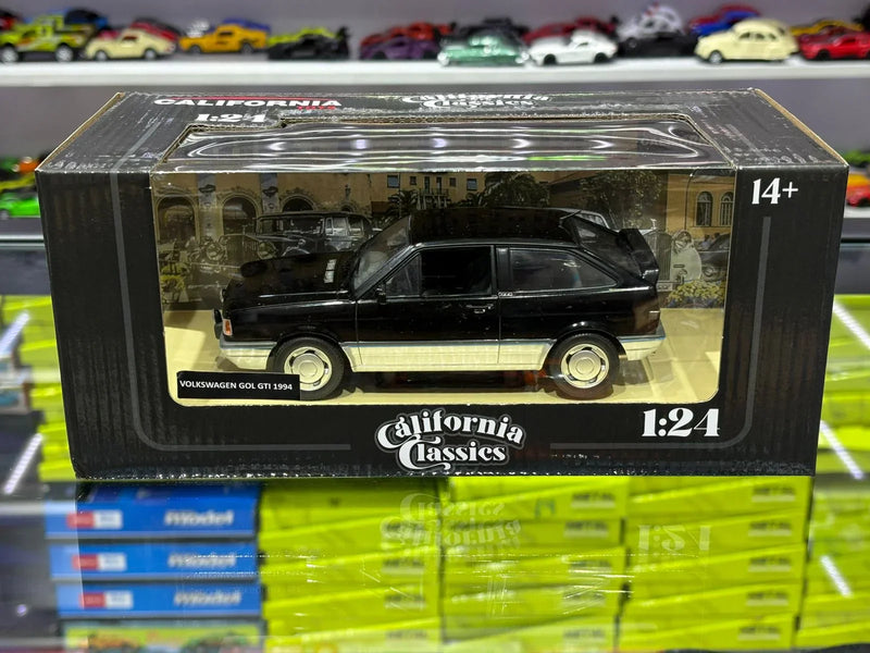 Volkswagen Gol GTI (1994) - Preto Universal - 1:24 - California Toys